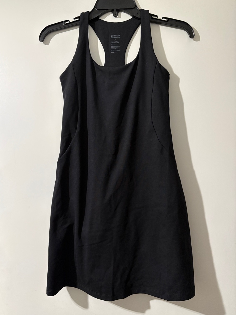 Girlfriend Collective Black Racerback Dress - Women